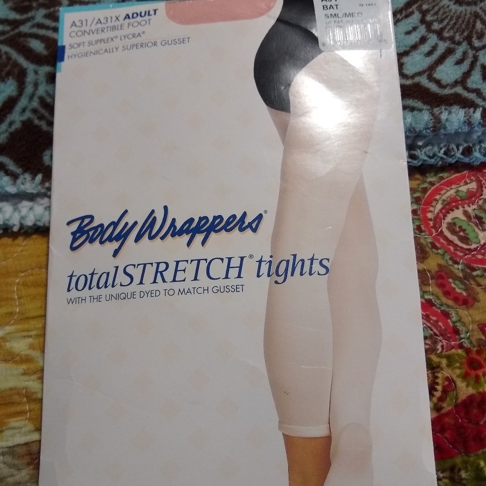Body wrappers total stretch tights